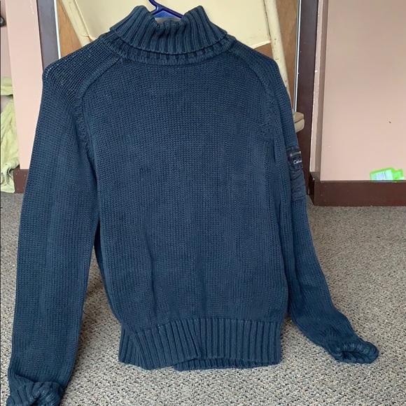 Turtleneck Calvin Klein Jean Sweater - Picture 1 of 3